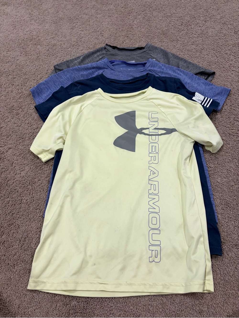 Lot of 4 Boys Under Armour Shirts